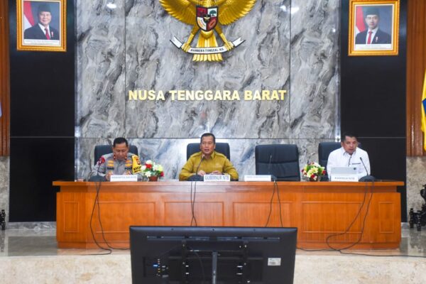 Rapim Forkopimda - FKUB NTB, Gubernur Miq Iqbal Minta Agar Perkuat Toleransi pada Perayaan Idul Fitri - Nyepi 2026