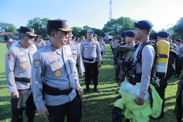 Gelar Apel Kesiapan Kontijensi Aman Nusa I 2026, Kapolda NTB Tekankan 6 Hal Penting Kepada Personel