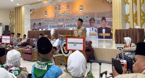 Lepas Jamaah Haji Kloter I, Gubernur NTB : Titip Doa untuk Daerah