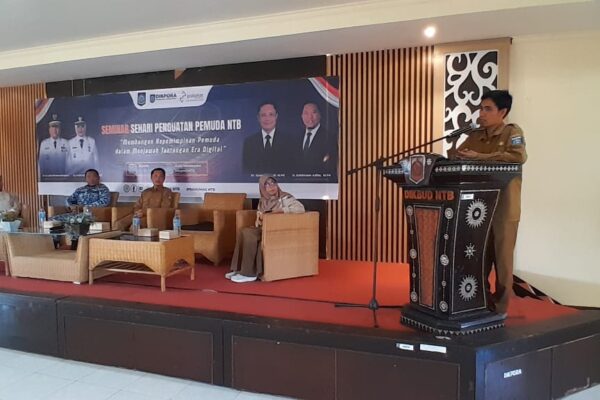 Kolaborasi Dikpora dan Iprahumas NTB, Digelar Seminar Sehari Penguatan Kapasitas Pemuda di Era Digital