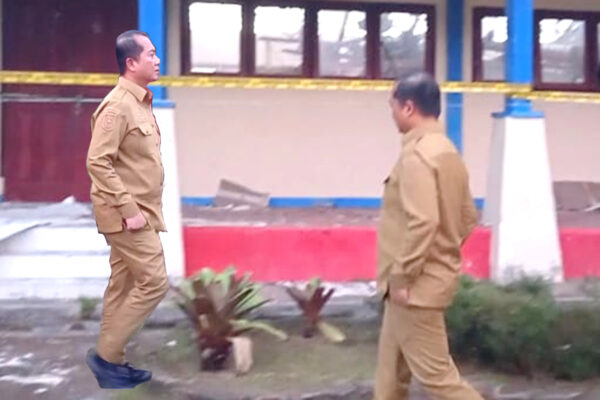Respon Cepat Gubernur NTB Langsung Turun Ke SMANJU, Instruksikan Langsung PUPR Gerak Cepat