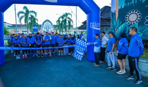 Sekda NTB Lepas 550 Runners pada Road to Mataram Menuju Pocari Sweat Run Lombok 2026