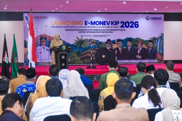 E-Monev KIP 2026 Resmi Diluncurkan, NTB Dorong Pemerintahan Transparan