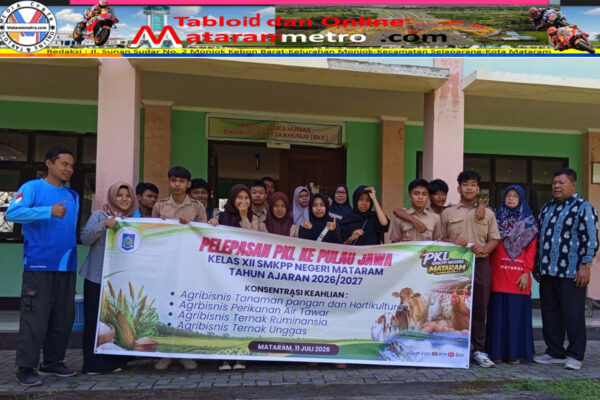 SMK PPN Mataram Lepas 11 Siswa PKL Ke Jawa Timur, Amanatkan 7 Kebiasaan Anak Indonesia