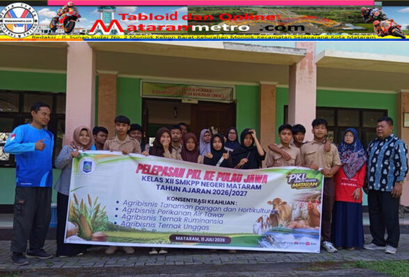 SMK PPN Mataram Lepas 11 Siswa PKL Ke Jawa Timur, Amanatkan 7 Kebiasaan Anak Indonesia
