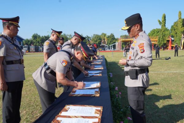 Empat Kapolres dan Sejumlah PJU Polda NTB Resmi Berganti, Ini Pesan Kapolda