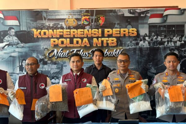 Polda NTB Bongkar 61 Kasus Narkoba dalam Sebulan, Sita 8,3 Kg Sabu dan Amankan 86 Tersangka