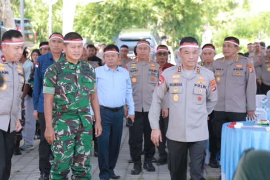 Jembatan Merah Putih Diresmikan Kapolri, Kapolda NTB Gelar Bakti Kesehatan